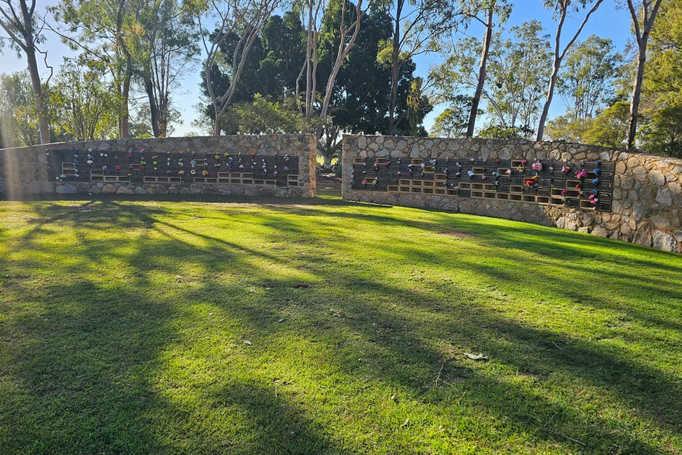 Sandstone Columbarium Niche Wall